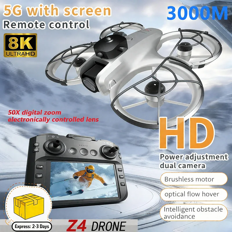 Drone Pro Rc Ufo - Yeni MINI Z4 Drone 4K Profesyonel