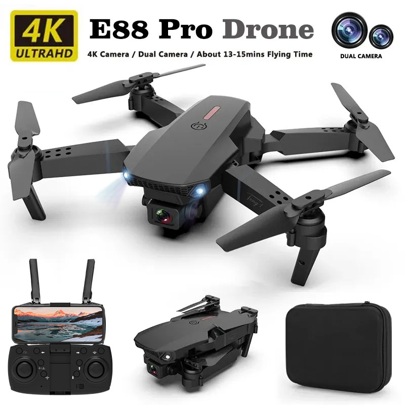 Drone Top Rc - E88pro Drone Profesyonel Dron Optik Akış