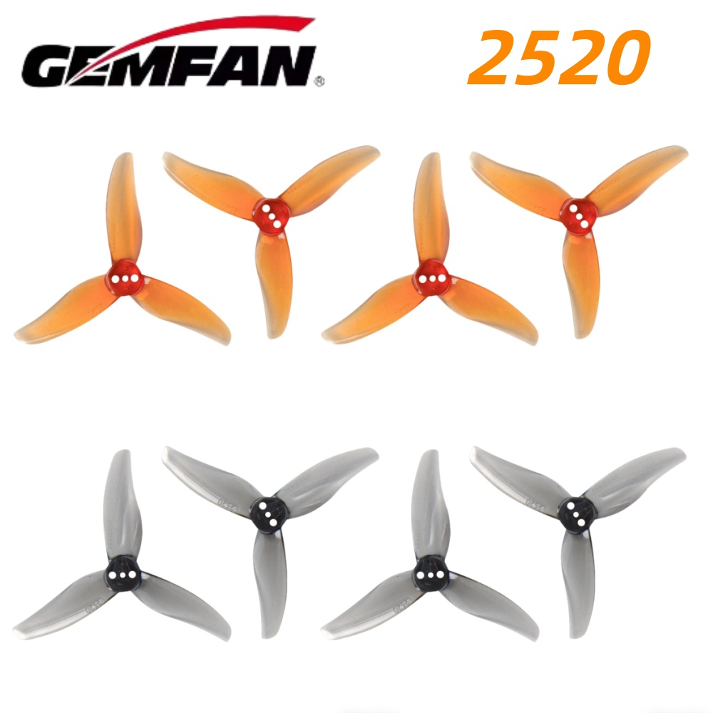 Fpv Racing Motor - 4 çift Gemfan Hurricane 2520 2.5X2X3