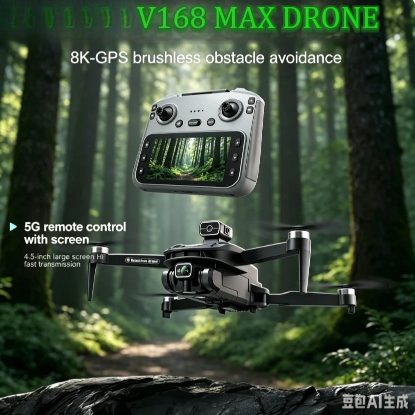 Drone Ls Rc - Orijinal V168 MAX Katlanabilir RC Drone