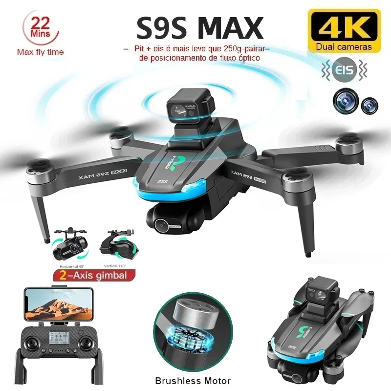 Drone Kf Rc - YENI S9S MAX MINI Drone 4K