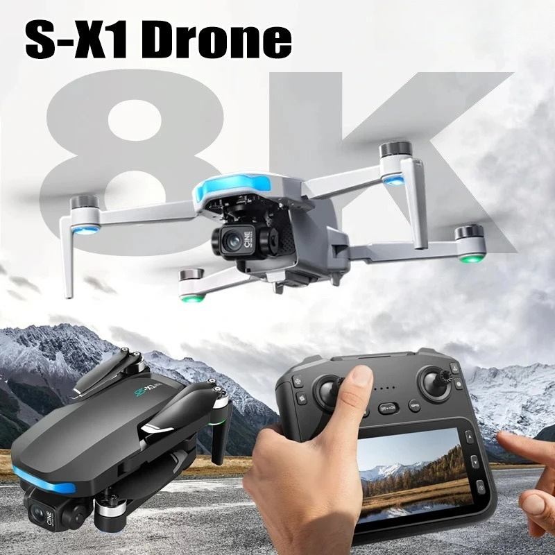 Drone Rc Land - Orijinal S-X1 Drone 8K HD Profesyonel