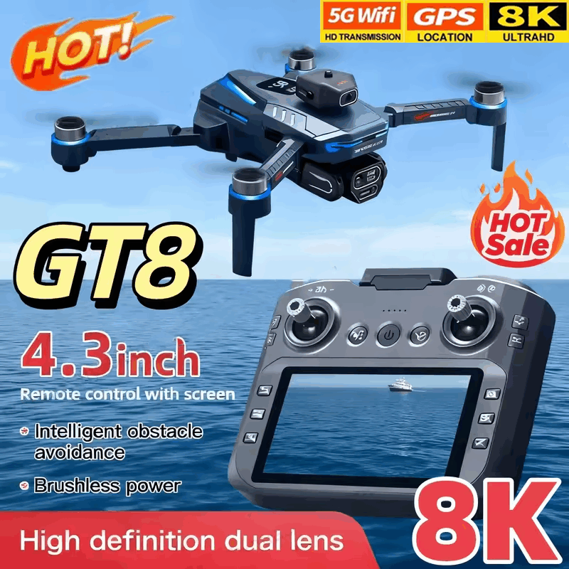 Drone Rc Controller Price - GT8 Drone 8K HD Kamera 5G