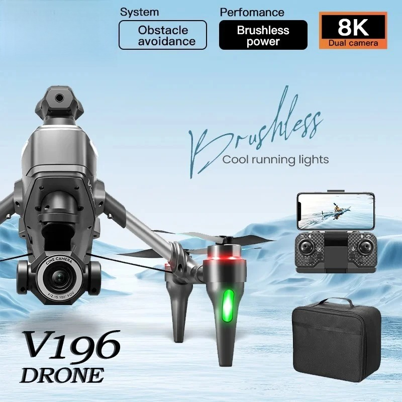 Drone V196 Rc - Orijinal V196 Drone 8K Profesyonel 4K