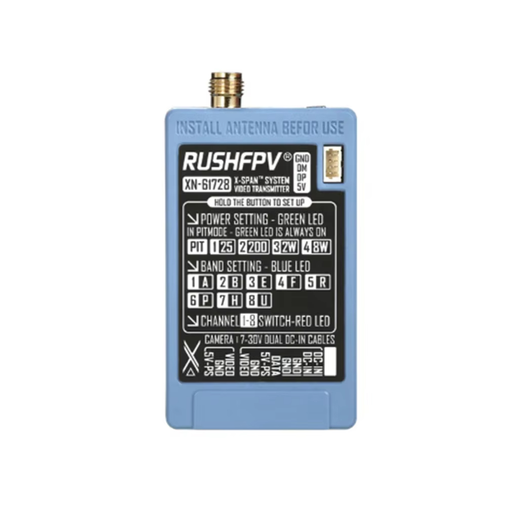 RUSHFPV 6.1‑7.2G 8W X61728 VTX - Rc Airplane Drone incelemesi ve fiyatı