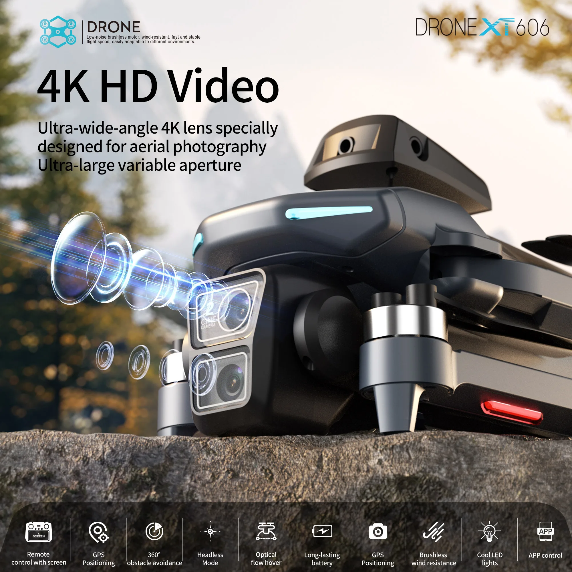 Orijinal XT606 Drone Profesyon - Drone Ls Rc incelemesi ve fiyatı