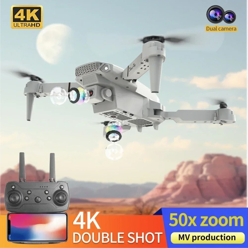 E88 Mini Drone 4K HD Kamera Wi - Drone Pro Rc Ufo incelemesi ve fiyatı