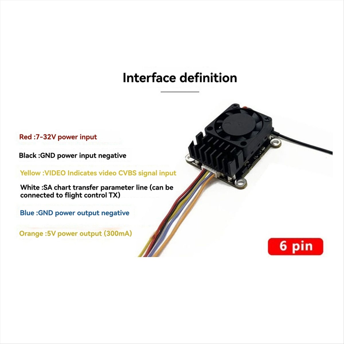 5.8G 2W VTX 2000mW FPV Video V - Drone Rc incelemesi ve fiyatı