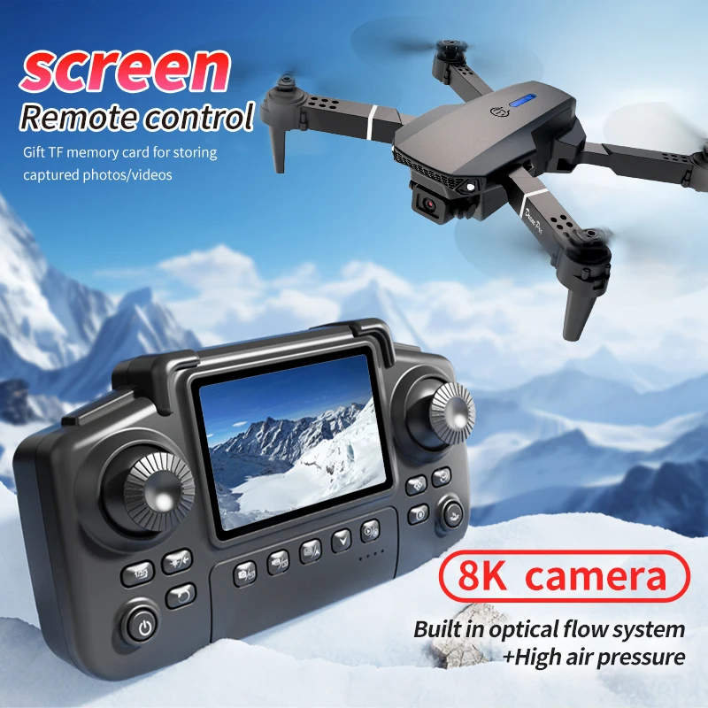 Profesyonel E88 PRO Drone ekra - Drone Rc Land incelemesi ve fiyatı