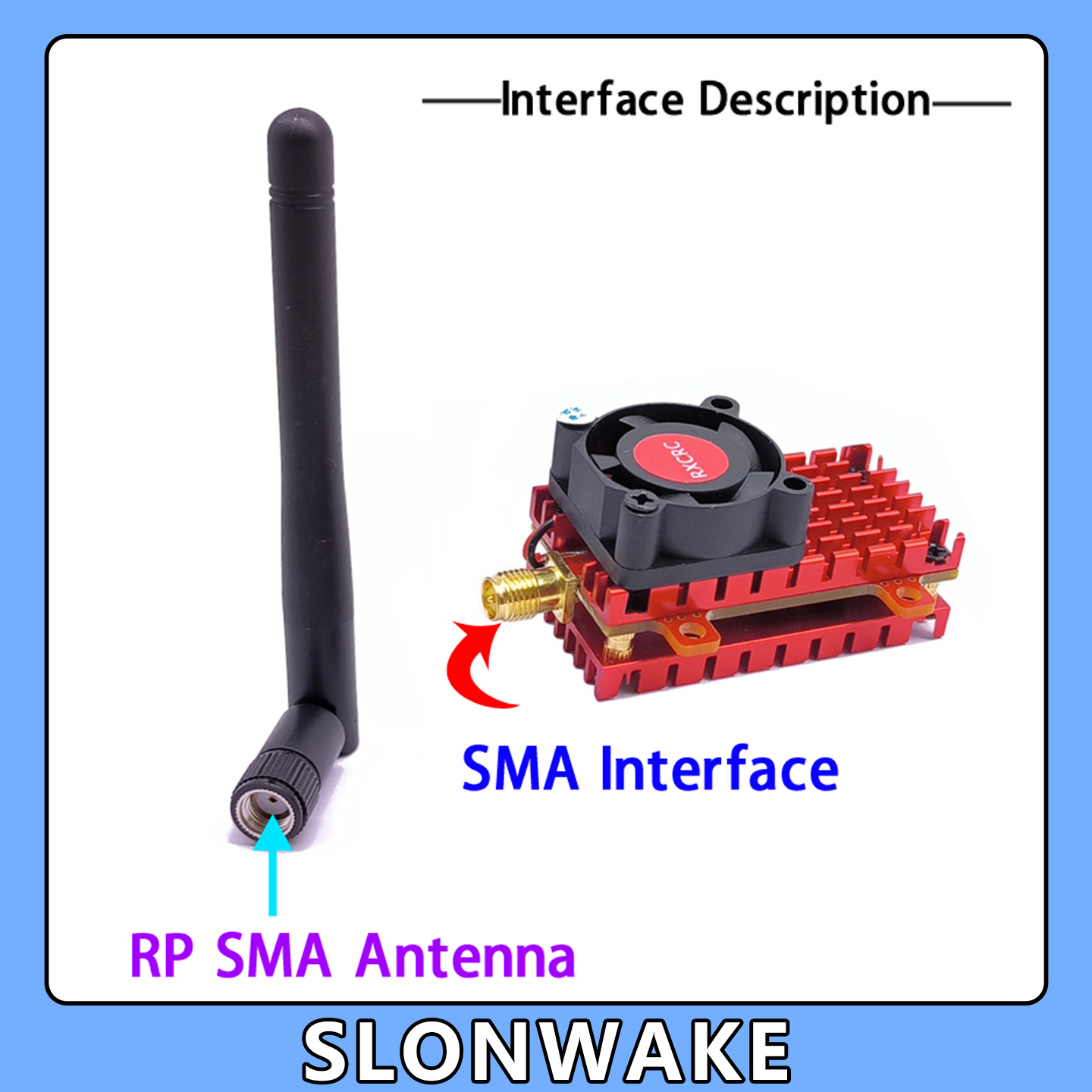 SLONWAKE 5.8G 2W VTX FPV 1800T - Drone Kf Rc incelemesi ve fiyatı