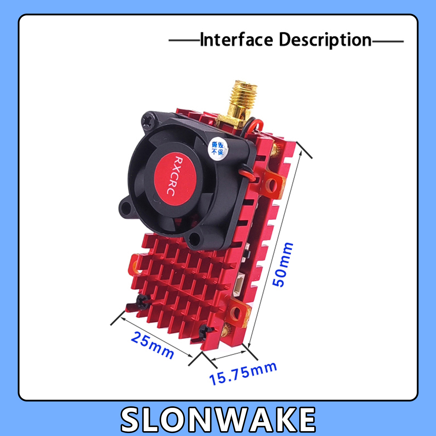 SLONWAKE 5.8G 2W VTX FPV 1800T - Drone Kf Rc incelemesi ve fiyatı