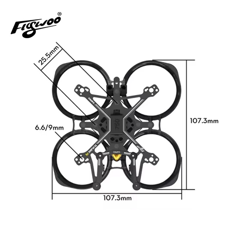 Flywoo Flylens 75 Çerçeve Kiti - Fpv Racing Motor incelemesi ve fiyatı