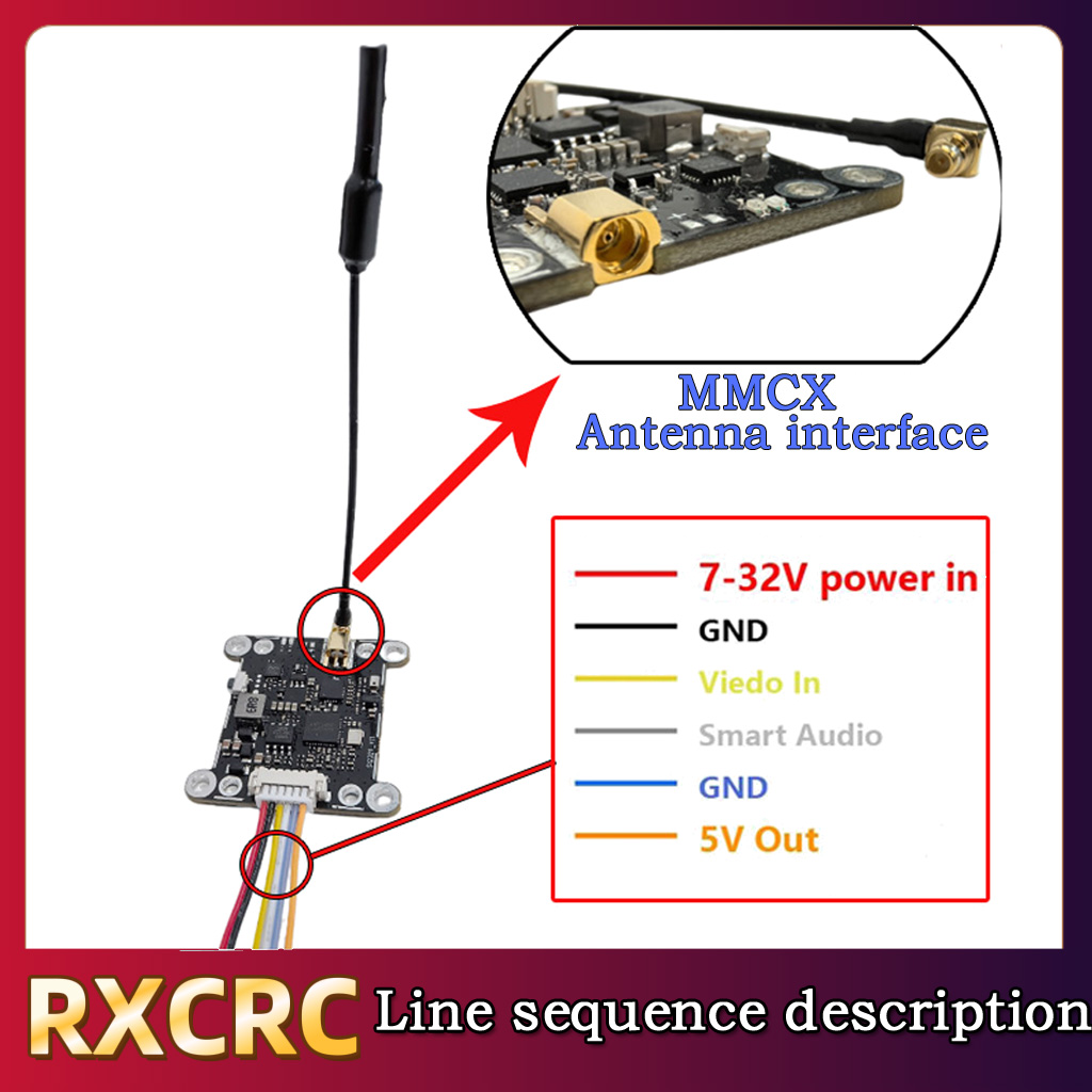RXCRC 5.8G Modülü 48CH 1.6W VT - Rc Airplane Drone incelemesi ve fiyatı