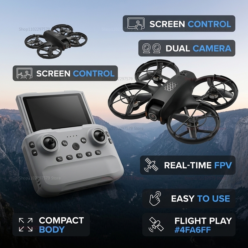 2026 YENİ M5 Uçak Hava Fotoğra - Drone Pro Rc Ufo incelemesi ve fiyatı