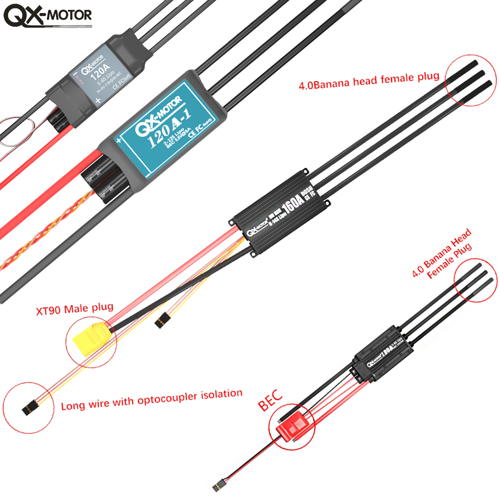 20A-120A Fırçasız ESC Hız Kont - Drone Rc Jet incelemesi ve fiyatı