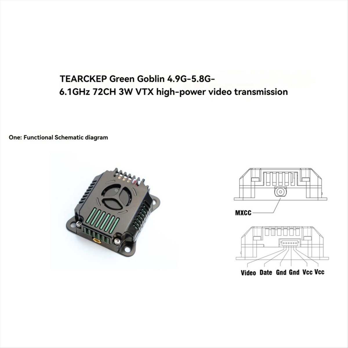 FPV geçiş makinesi 4.9 ila 6.1 - Analog Fpv Transmitter incelemesi ve fiyatı