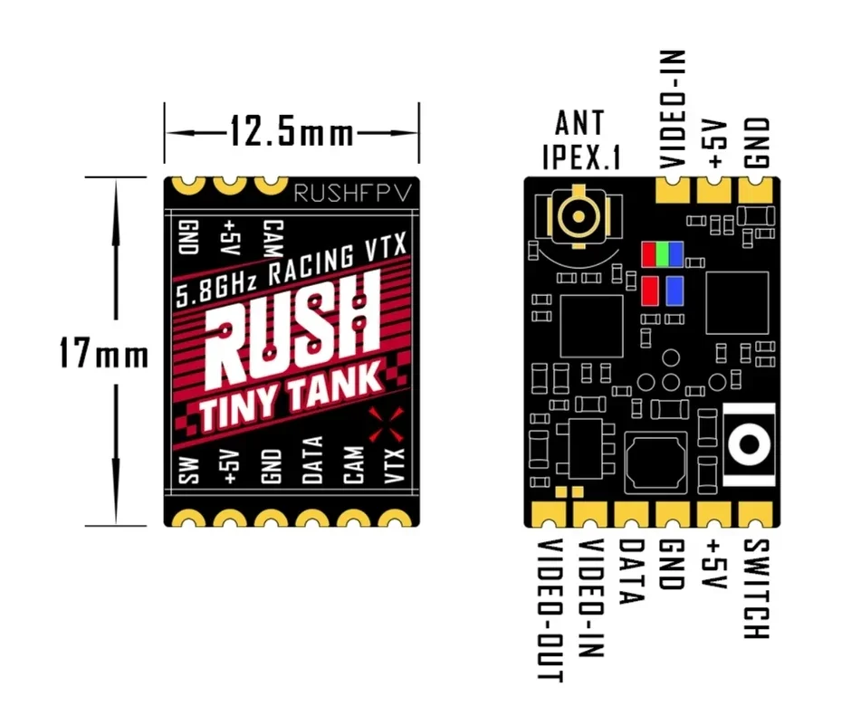 RUSHFPV Tiny Tank VTX 5.8GHz 3 - Analog Fpv Transmitter incelemesi ve fiyatı