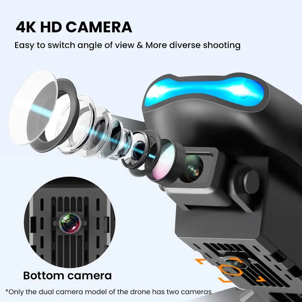 Yeni Mini drone E99 4K WIFI HD - Drone Pro Rc Ufo incelemesi ve fiyatı