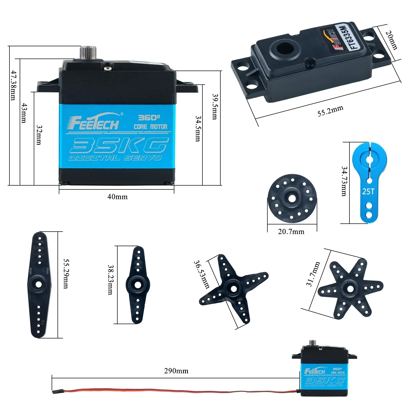 Feetech FT6335M Dijital RC Ser - Drone Rc Jet incelemesi ve fiyatı