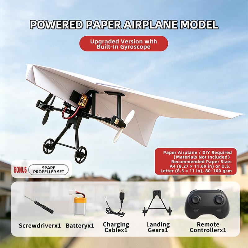 Rc Kağıt Uçak Kiti Jiroskoplu  - Drone Rc Jet incelemesi ve fiyatı