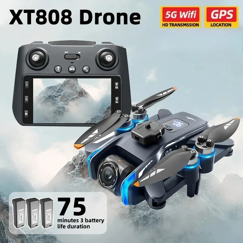 Orijinal XT808 Pro MAX Drone 4 - Drone Ls Rc incelemesi ve fiyatı